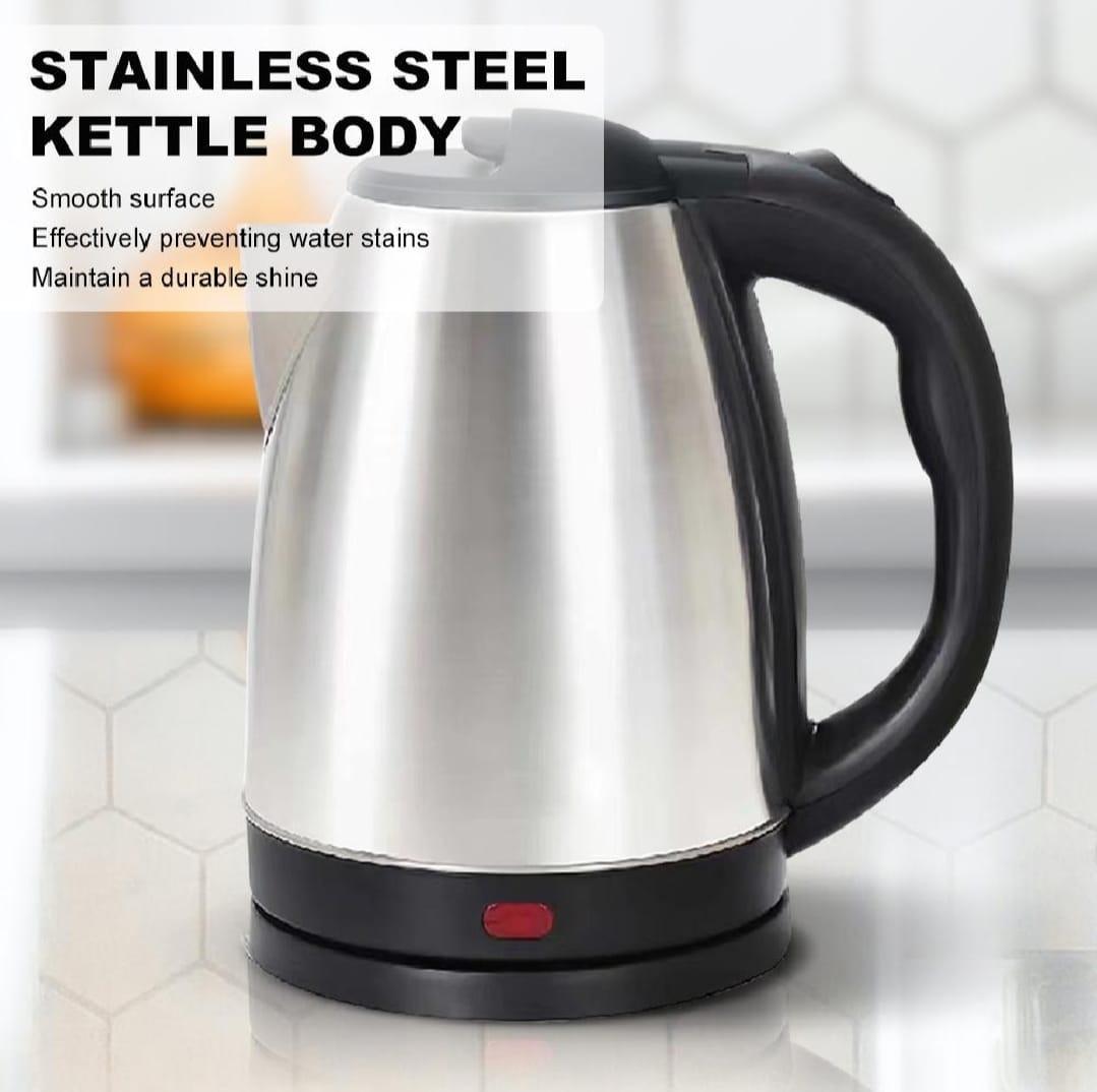 Fast Boil Electric Kettle - 1 Pc Stainless Steel with 2L Capacity