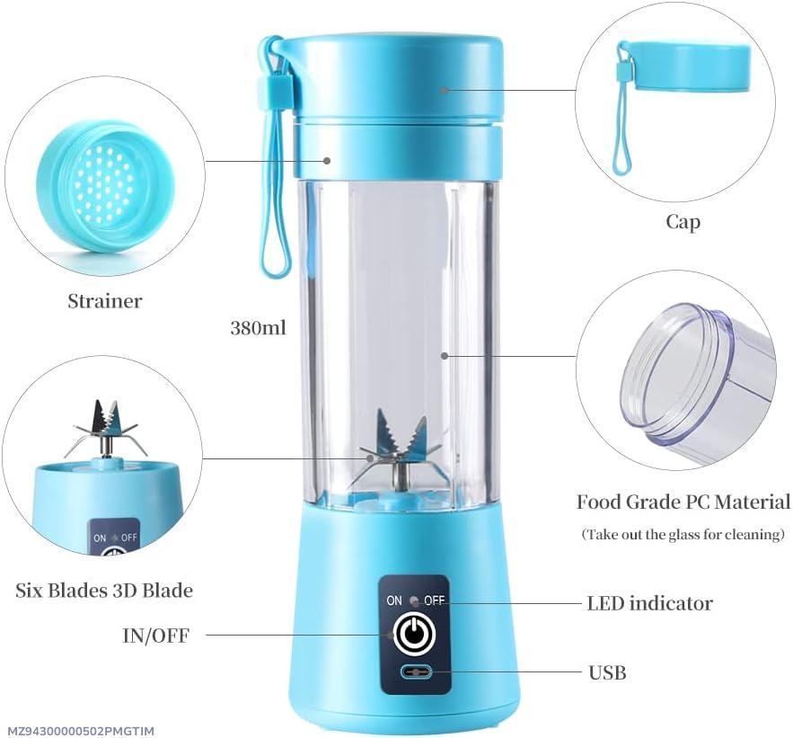 Portable & Rechargeable Electric Juicer Blender