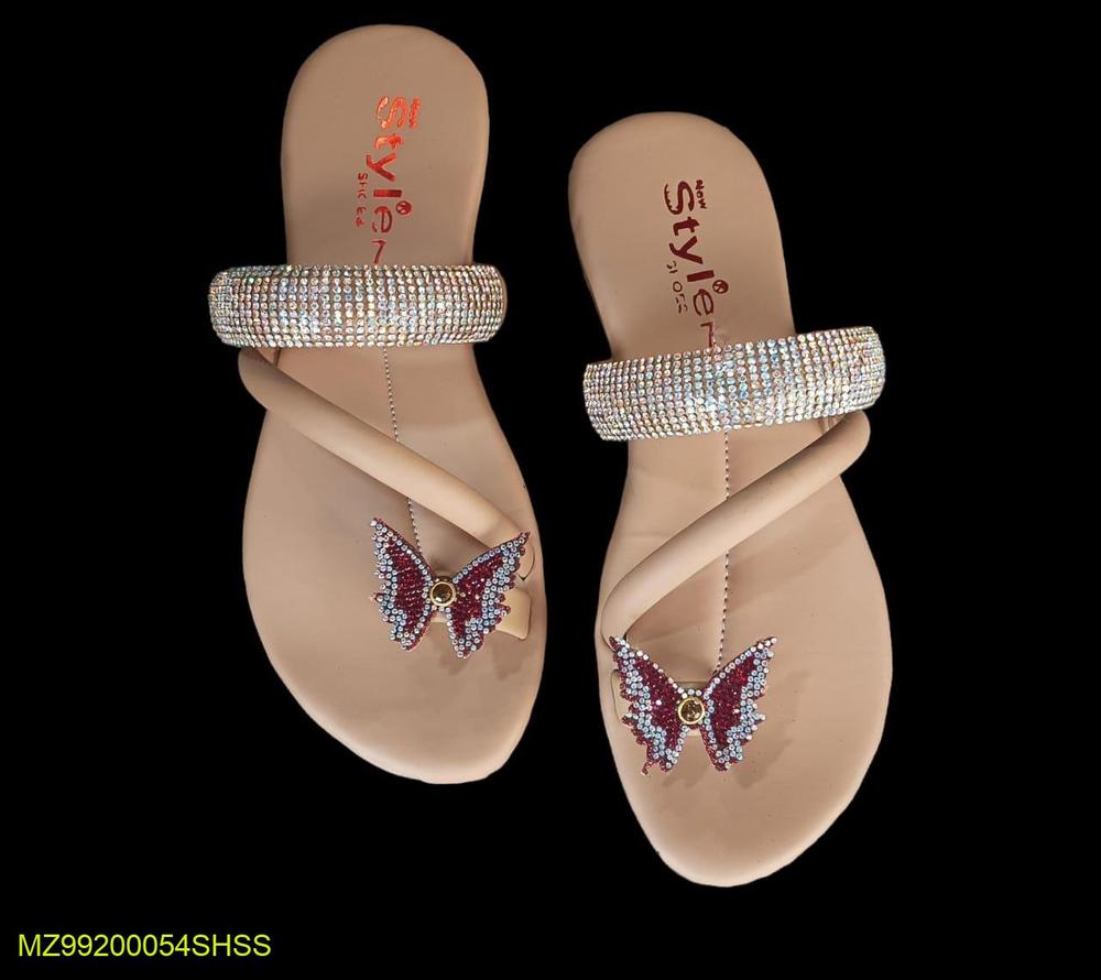 Women's PU Leather Fancy Chappal